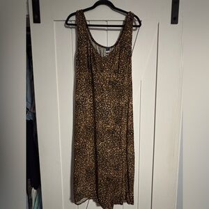 Old Navy Leopard Print Sleeveless Dress